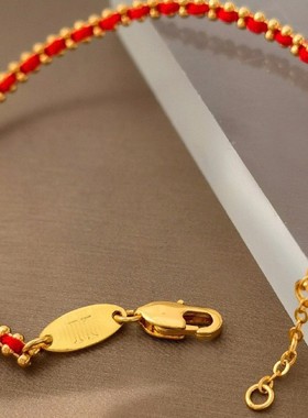 编织红绳手链红色2025年新款蛇年本命年男女轻奢高级感犯太岁好运