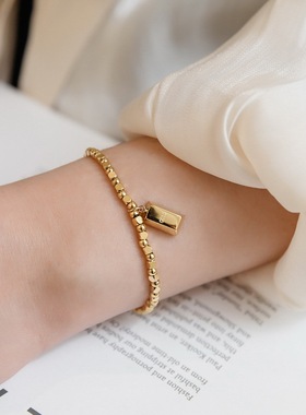 高级感小众碎银子暴富小金条方砖