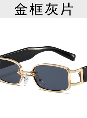 说唱梦工厂GAI周延底层逻辑同款眼镜男女墨镜嘻哈复古太阳眼镜潮