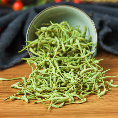 特级带绒毛金银花茶500g散装中药材婴儿洗澡野生正品二花250g泡水 - 图0