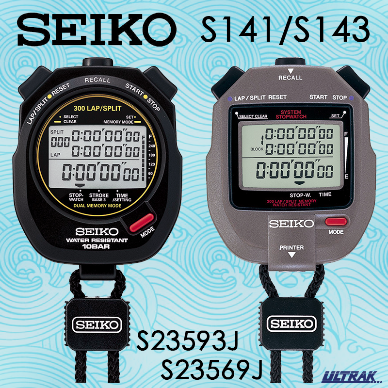 SEIKO Japanese Seiko stopwatch S141 professional timer S143 competition spot timer referee running correct