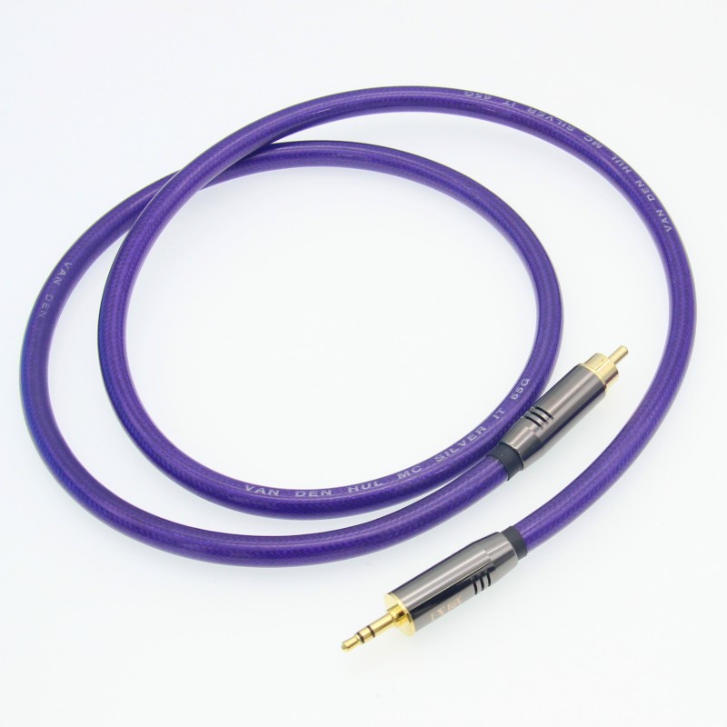 适用飞傲7X3KX5K二代三代节奏坦克V3-D 75欧3.5转莲花同轴镀银线 - 图3