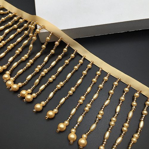 精美婚服吊坠饰品钉珠水晶珍珠流苏织带花边吊窗帘 婚纱服diy辅料 - 图3