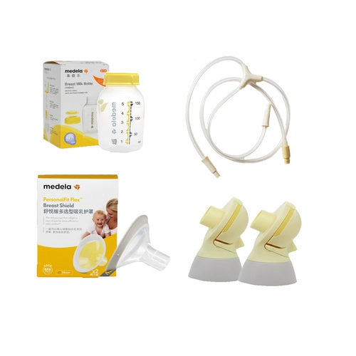 Medela, двусторонний оригинальный молокоотсос, умные аксессуары, официальный продукт, полный комплект