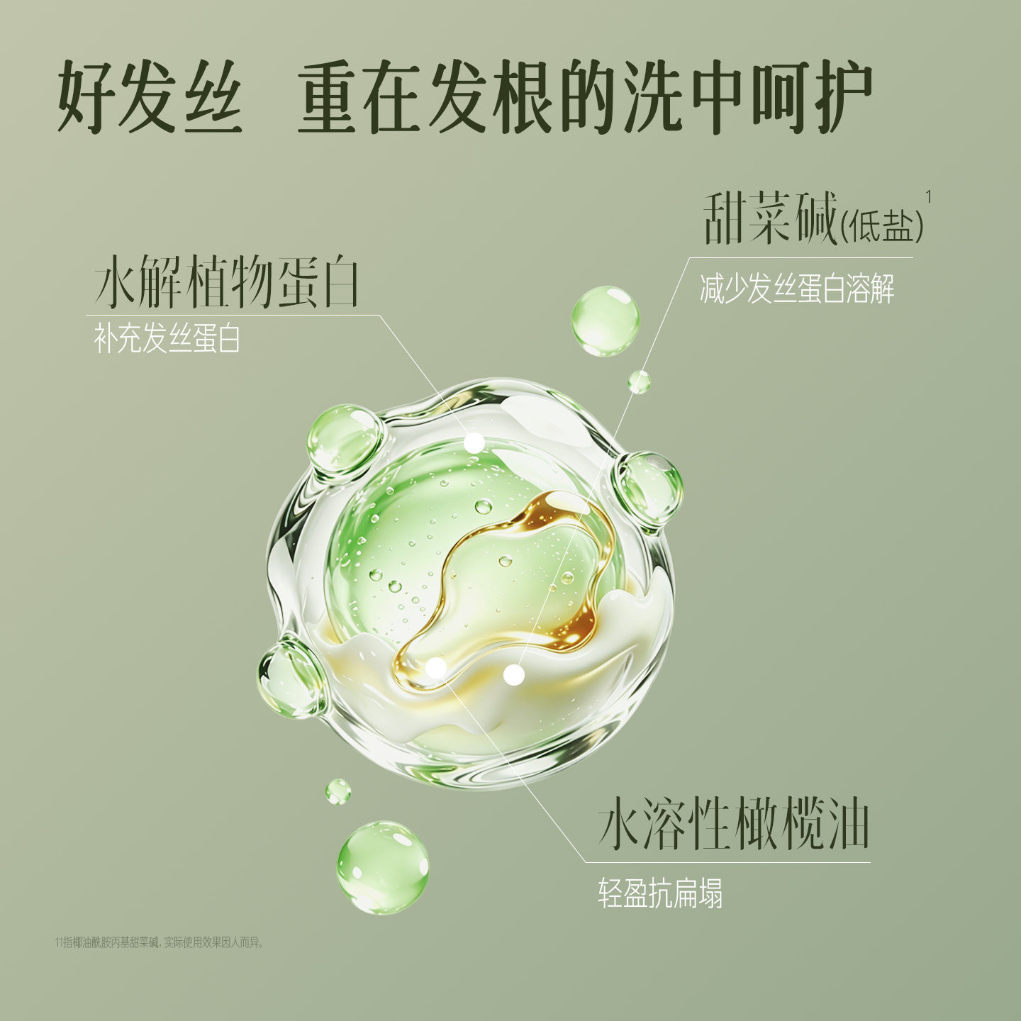 【李宇春同款】三生花空气瓶3.0控油蓬松洗发水柔顺无硅油去屑