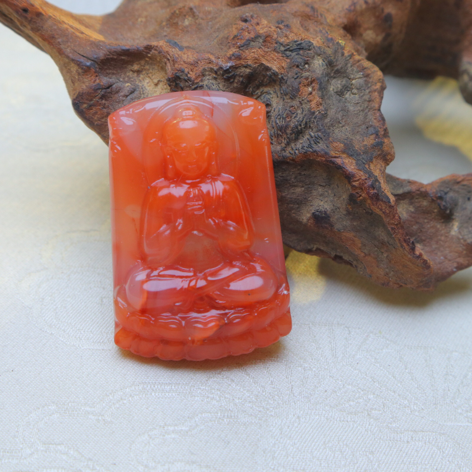 天然南红玛瑙柿子樱桃红冰飘火焰纹佛祖牌挂件吊坠,淘宝优惠券,粉丝福利购,淘宝优惠卷