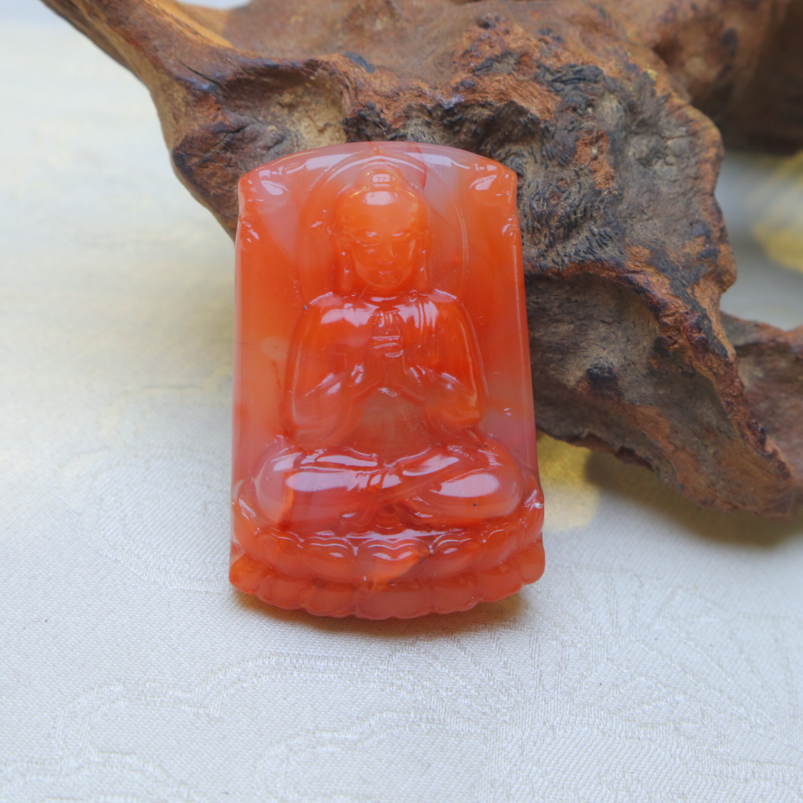 天然南红玛瑙柿子樱桃红冰飘火焰纹佛祖牌挂件吊坠,淘宝优惠券,粉丝福利购,淘宝优惠卷