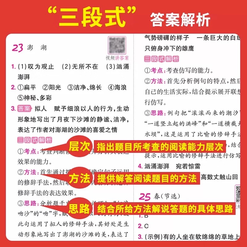 2024新一本阅读训练100篇四年级五年级六年级一二三年级上下册人教版小学语文阅读理解专项训练书英语课外阅读训练真题强化练习册 - 图1