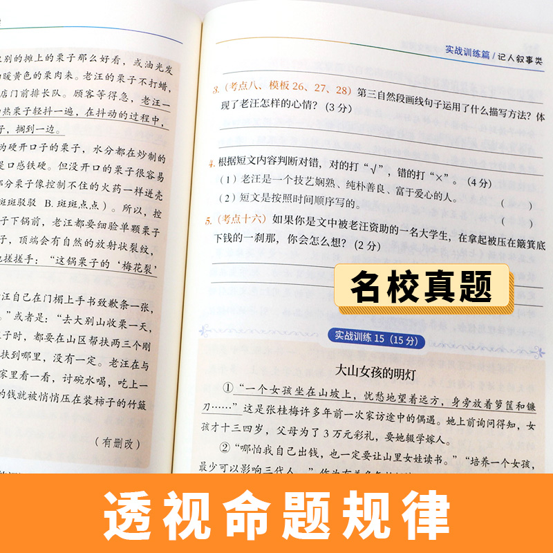 28个核心考点吃透小学语文阅读一二三四五六年级人教版阅读理解真题突破强化训练满分答题公式技巧阅读理解专项训练书扫码视频讲解 - 图3