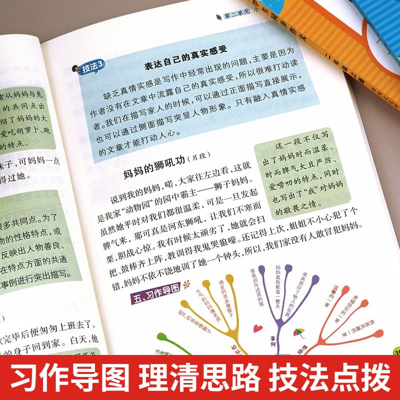 小学生同步作文二三四五六年级上册下册人教版写作素材范文大全课本同步语文作文书阅读理解专项训练题作文起步优秀满分写作技巧书 - 图2