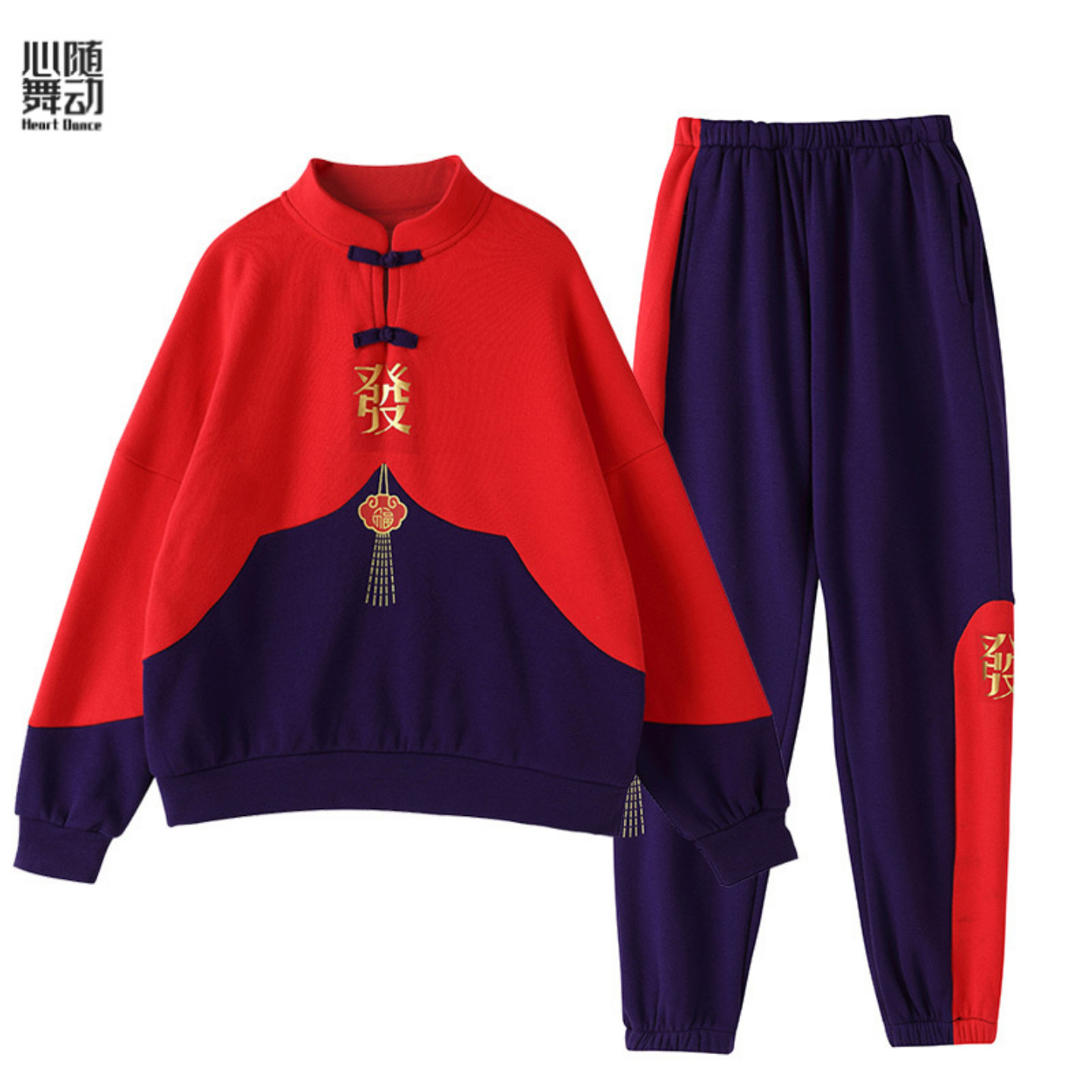 鬼步舞服装新款套装冬加绒运动健身服新款新年时尚广场舞跳舞衣服,淘宝优惠券,粉丝福利购,淘宝优惠卷