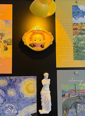 yopo复古中古风电表箱装饰画
