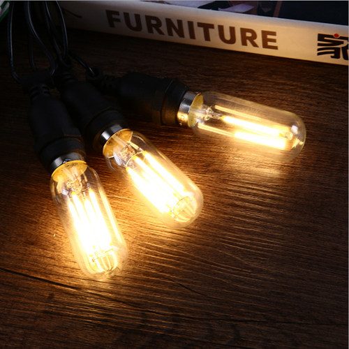 led爱迪生灯泡E12螺口E14节能复古灯丝灯泡暖黄光220V仿钨丝110V - 图2