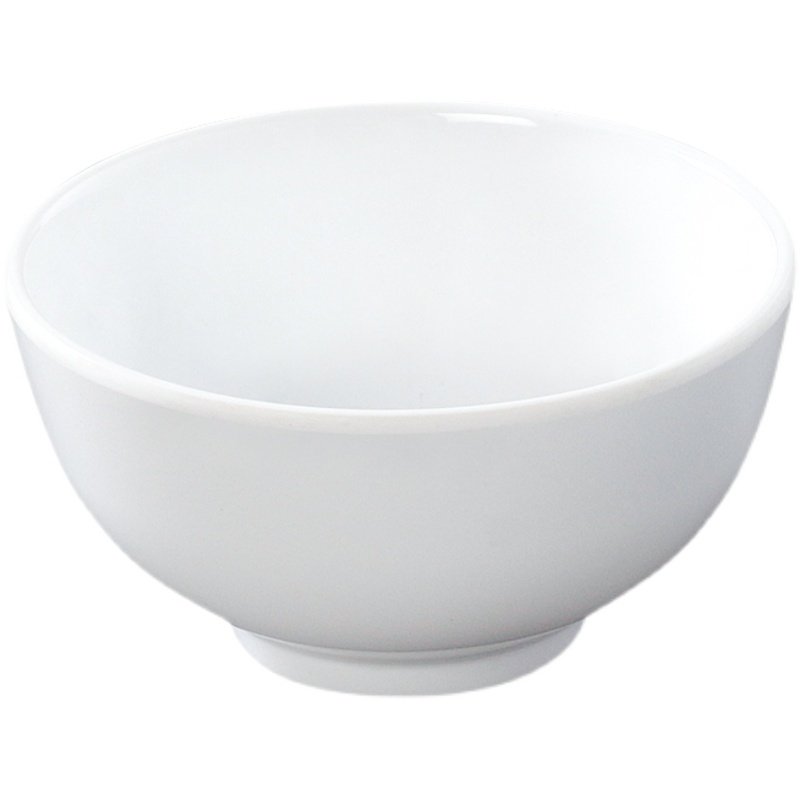 密胺白色反口饭碗米饭小碗仿瓷小汤碗商用餐饮塑料火锅蘸料调料碗