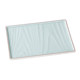 Metamine tableware imitation porcelain tableware rectangular plate commercial use