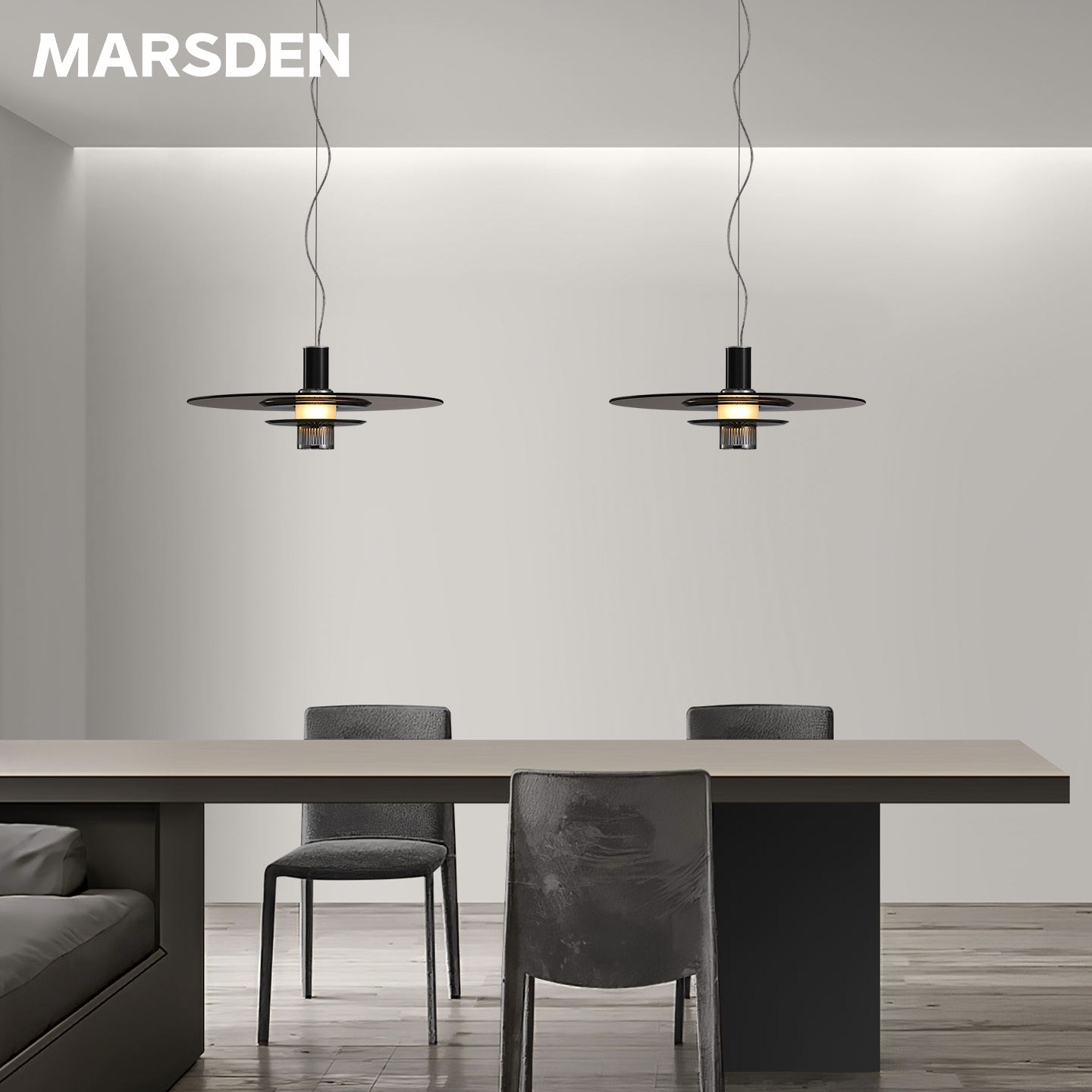 马斯登飞碟餐厅吊灯现代简约创意吧台灯氛围感玻璃艺术设计师灯具,淘宝优惠券,粉丝福利购,淘宝优惠卷