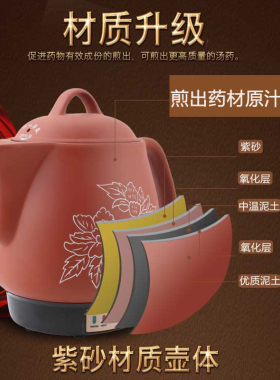 无釉砂锅精膳中药锅药煲全自动