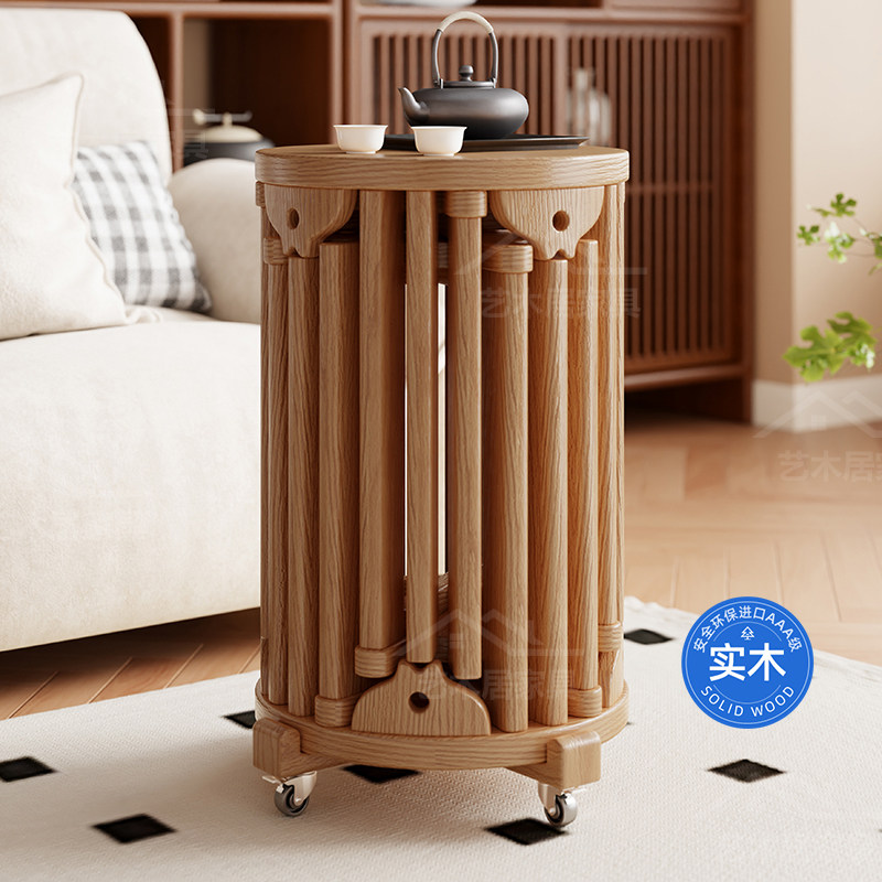 实木家用圆凳六合一可叠放客厅餐桌原木新中式叠叠乐凳子客厅椅凳,淘宝优惠券,粉丝福利购,淘宝优惠卷