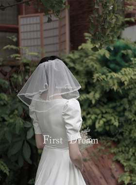 firstdream2022新款结婚小头纱