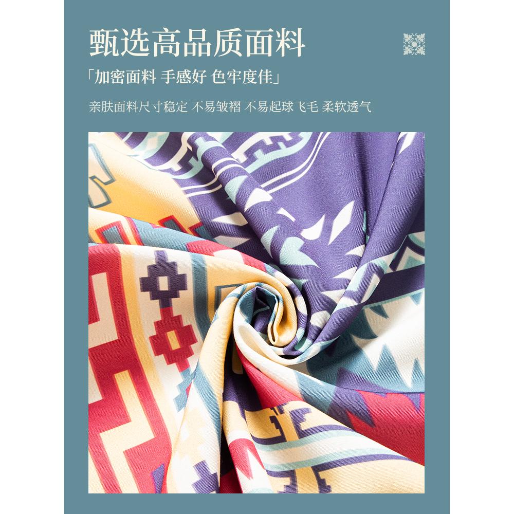 竹月阁美式氛围感复古客厅餐桌布法式防尘布高级感轻奢盖布