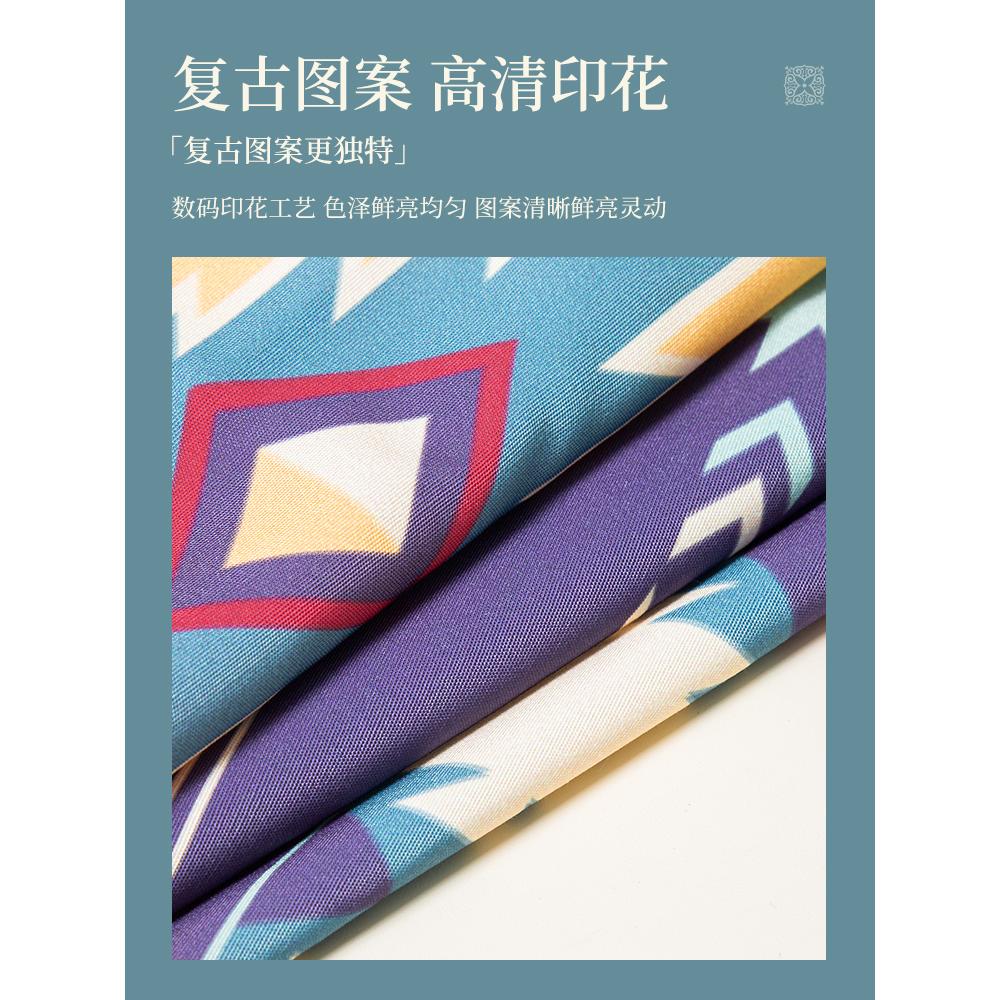 竹月阁美式氛围感复古客厅餐桌布法式防尘布高级感轻奢盖布