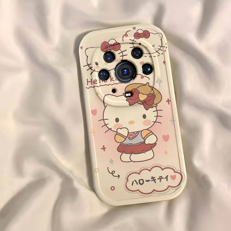 适用于荣耀magic3pro手机壳可爱卡通hellokitty凯蒂猫女学生新款网红硅胶软壳防摔全包镜头高颜值网红保护套 - 图3