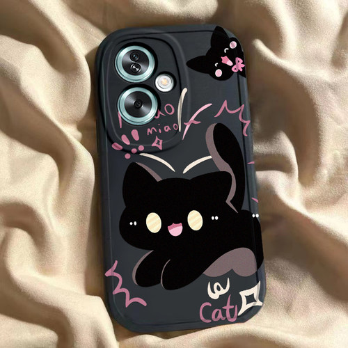 适用于oppoa1s手机壳a2新款a2pro硅胶a32A36a55A57a58A72a73A83a93防摔全包a3A5a7x男女款a8A9a11开心小白狗 - 图2