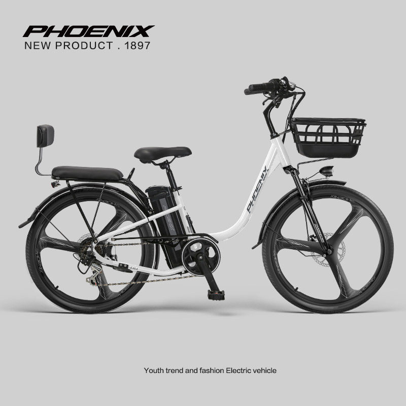 凤凰电助力自行车锂电池可提电动自行车男女士成人电瓶车电单车,淘宝优惠券,粉丝福利购,淘宝优惠卷