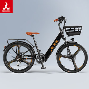 【新品】鳳凰鋰電池電動自行車男女士電動車助力小型新國標電單車