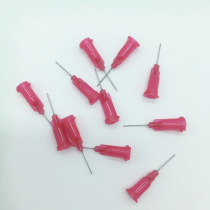 Supply 25G 25 # 25 5 5#点胶针头 screwed red plastic seat stainless steel point gum needle