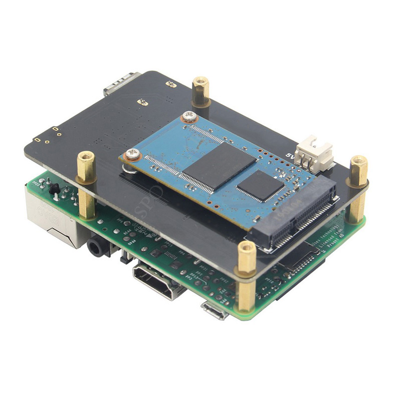 树莓派X850扩展板支持高达1TB mSATA SSD固态硬盘NAS理想储存方案 - 图3