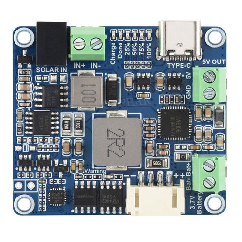 MPPT太阳能充电电源管理模块D型可充锂电池带5V3A输出 - 图1
