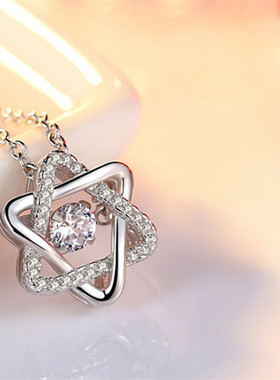 通体纯银锁骨链女项链轻奢高级感