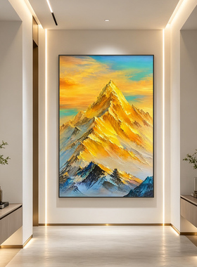 【小红书强推！】日照金山玄关画