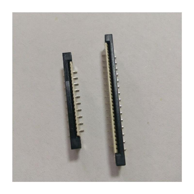 FPC/FFC插座 1.0MM 20P 30P立贴错开针双排FFC软排线连接器10个-图2