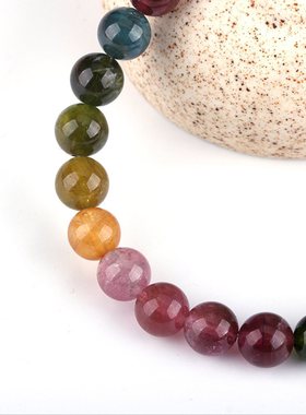 Mingyuan Jewelry Natural Tourmaline Bracelet Rainbow Candy C