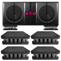 KTV Bar Speaker Shock Absorbing Cushion Spring Adjustable Shockproof Base Low Sound Cannon Anti-Resonance Ground Soundproof Shock Absorber