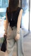 ຄົນອັບເດດ: Irregular Back Zip Vest Striped Pants Straight