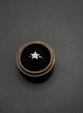 复古做旧戒指女小众设计感高级轻奢食指戒可调节指环P123153