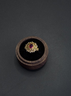 26年新款西班牙小众设计Paola夸张戒指金色指环轻奢小众B10351