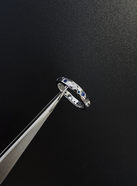 Vintage古着设计感古早风独特小众戒指指环B42808