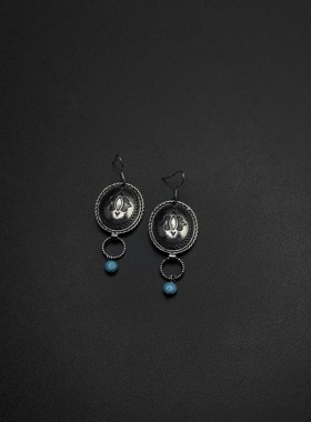 复古怀旧古典怀表耳环耳饰耳坠耳钉耳夹耳钩耳饰P10660