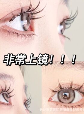 W-58假睫毛自然仿真小恶魔浓密交叉一片式自嫁接仙子毛新手卷翘好