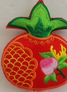 妙丽香石榴刺绣香包挂饰