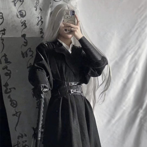 青云霓裳原创汉服【北暝】唐制圆领袍缺胯袍男女同款秋冬加厚暗纹 - 图2