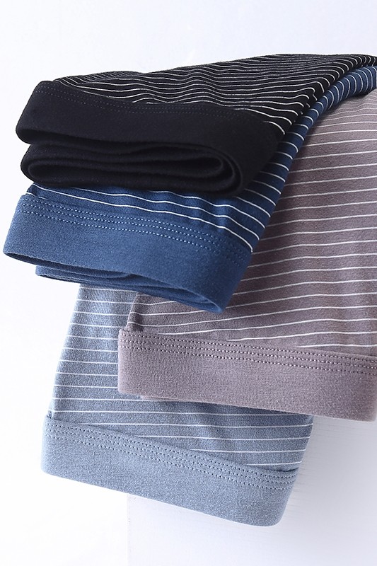 男士纯棉条纹平角内裤个性潮简约青年中高腰特大码肥佬抗菌四角裤,淘宝优惠券,粉丝福利购,淘宝优惠卷