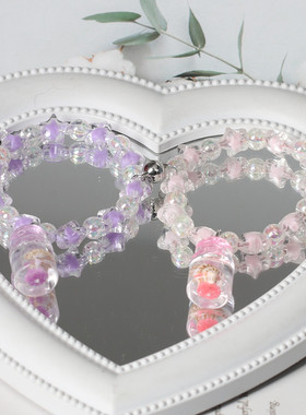 亚克力夜光漂流瓶串珠磁吸手链