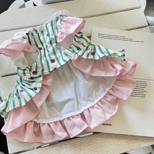 宠物衣服狗狗猫咪春夏季薄款 卡通动漫美乐蒂洛丽塔公主裙 - 图1