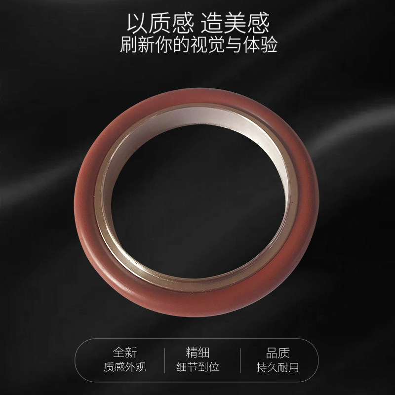 真空中心支架304不锈钢ISO法兰密封垫圈氟橡胶圈铝合金丁腈圈 KF_虎窝淘