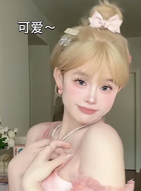 甜美蝴蝶结刘海夹对夹